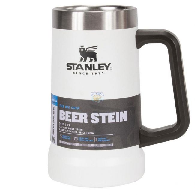 Caneca Térmica De Cerveja Stanley 709ML - Branco