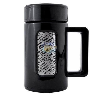 Caneca Térmica Invictus Mugla Preto 430ml 002638