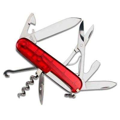 Canivete Victorinox Climber Vermelho Translúcido 1.3703.T 