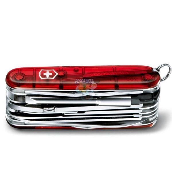 Canivete Victorinox Cyber Tool 39 Funções Vermelho Transparente