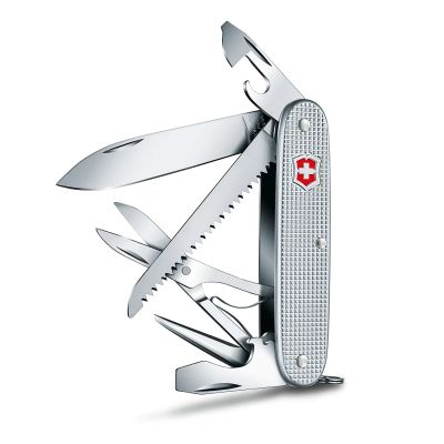 Canivete VictorInox Farmer Alox Silver 0.8271.26