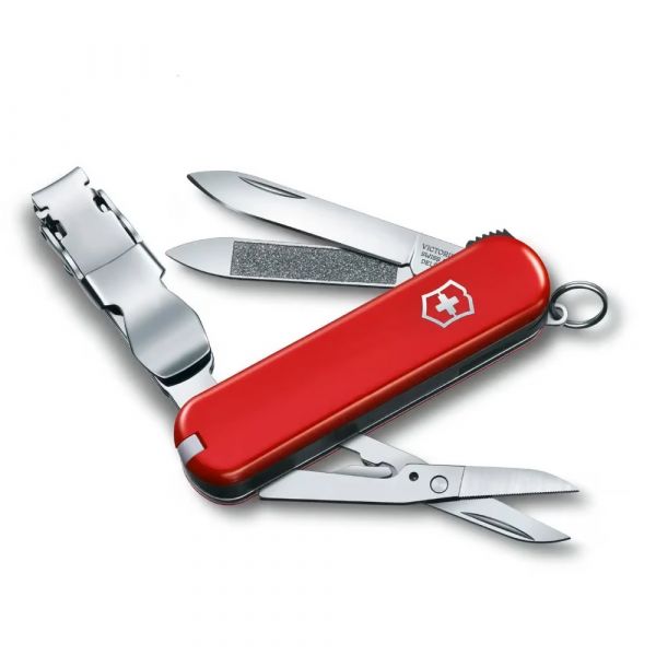 Canivete VictorInox Nailclip 8 Funções Vermelho Ref. 0.6463 