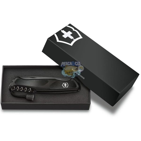 Canivete Victorinox Ranger 55 Grip Onyx Black 13 Ferramentas