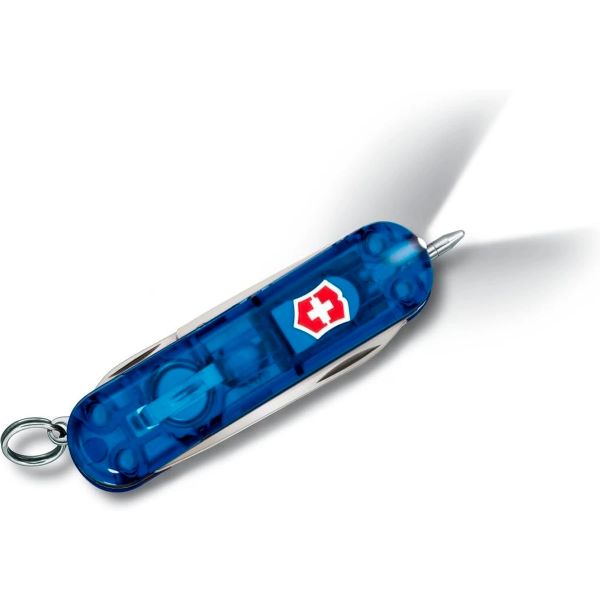 CANIVETE VICTORINOX SIGNATURE LITE 7F AZUL TRASNLUCIDO REF. 0.6226.T2