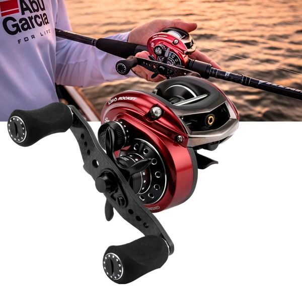 Carretilha Abu Garcia Revo Rocket RVO3 - ESQUERDA - Drag 9Kg e 11Rol