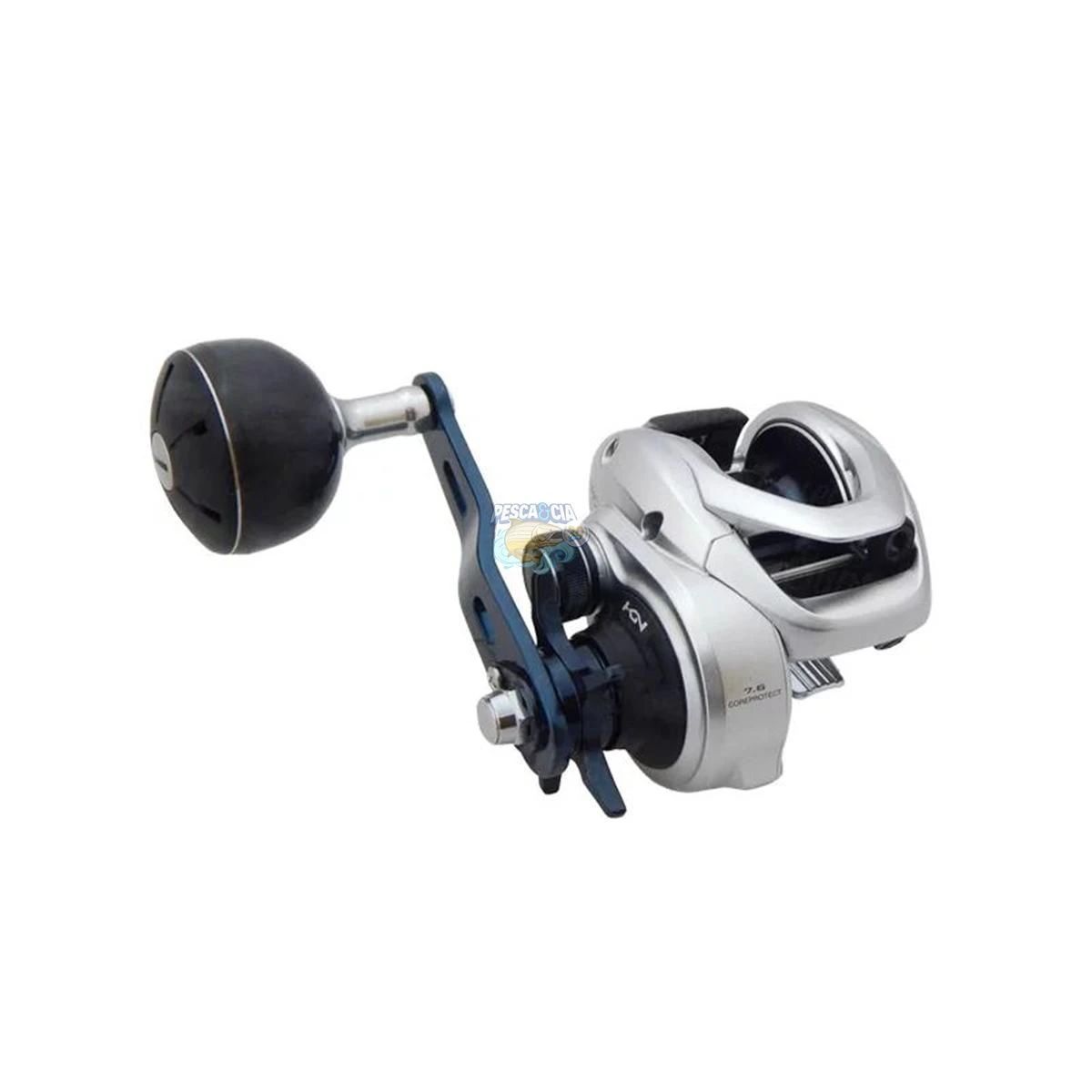 CARRETILHA SHIMANO TRANX 400 HG - DIREITA - Drag 8kg e 6 Rol