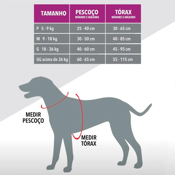 Colete Ativa Pet Vest Tam. G Rosa 18 a 36kg