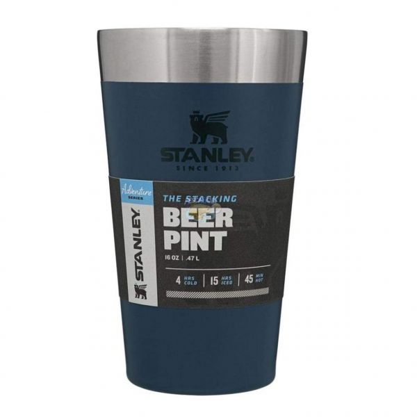 Copo Térmica Cerveja Stanley Sem tampa  - 473 ML Azul