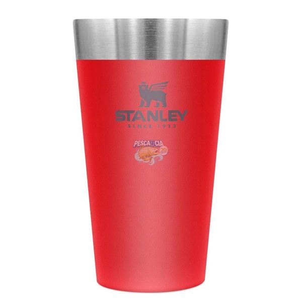 Copo Térmico Cerveja Stanley Sem Tampa - 473ML - Flame Red 