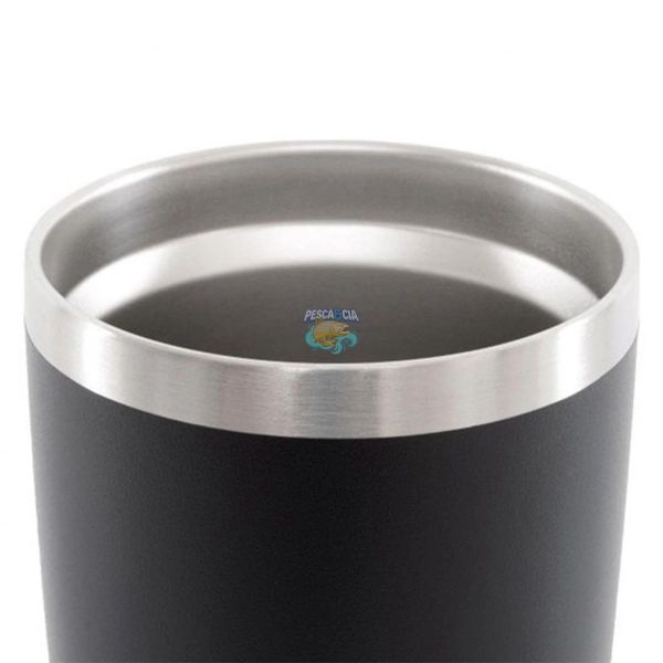 Copo Térmico Tumbler Qgk Black C/Tampa 591ml