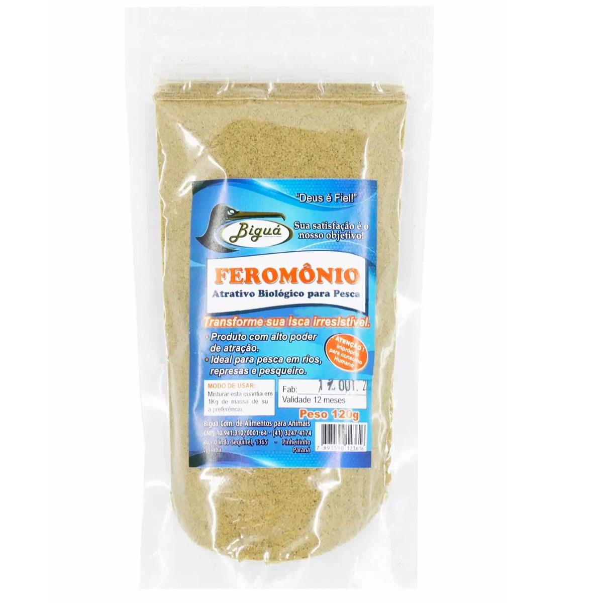 Feromônio Biguá Atrativo Biológico P/ Pesca 120g Ref. 123616