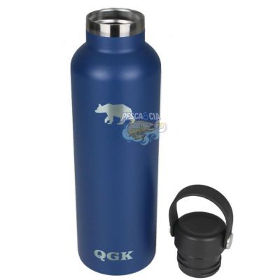 Garrafa Termica PE QGK Downriver Blue Com Tampa 709ML