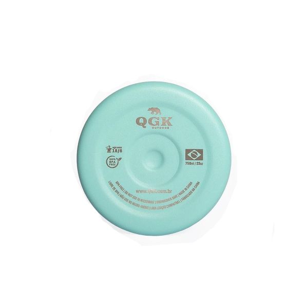 Garrafa Térmica Pe Qgk Turquoise C/Tampa 709ml