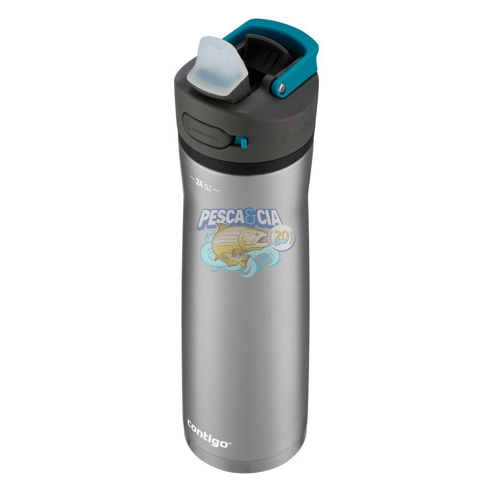 Garrafa Térmica Autospout Ashland Chill 2.0 710ml Inox Azul Contigo