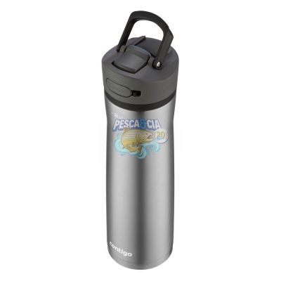 Garrafa Térmica Autospout Ashland Chill 2.0 710ml Inox Preto Contigo