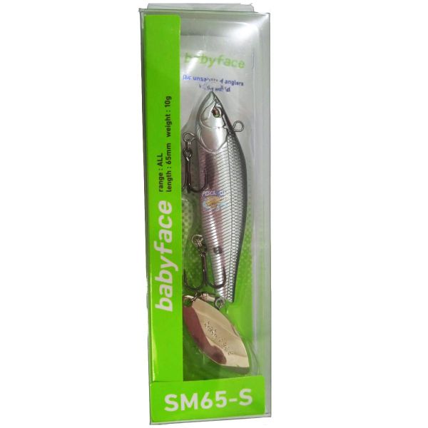 Isca Artificial Babyface SM65-S 6,5cm MC Silver