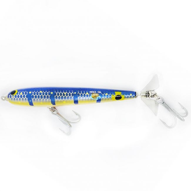 Isca Artificial High Roller Lures RIP ROLLER 5.25 Speckled Peacock - 14664