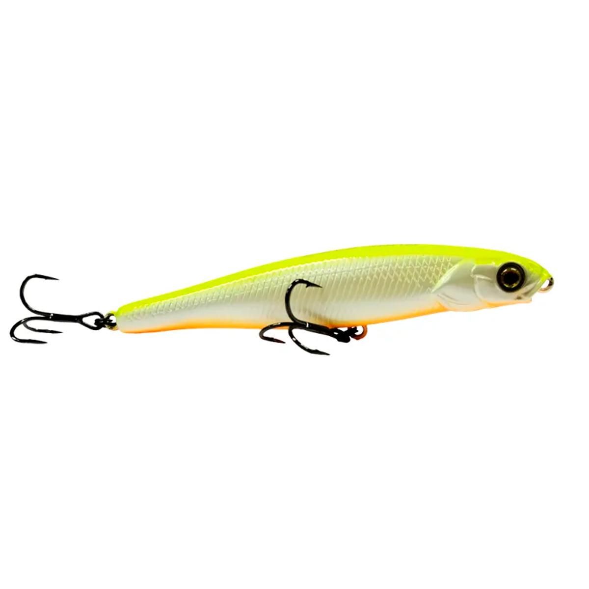 Isca Artificial Jackall Sucker 90 Chartreuse Back Pearl