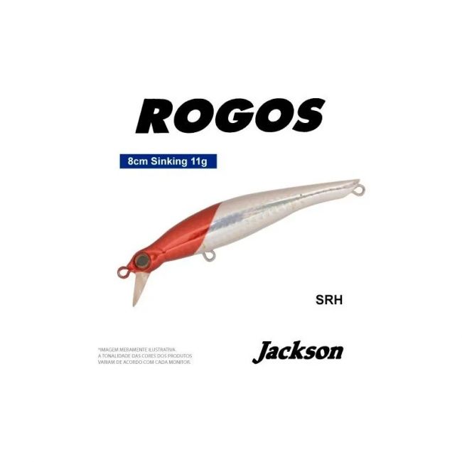 Isca Artificial Jackson Rogos Sinking COR.-SRH