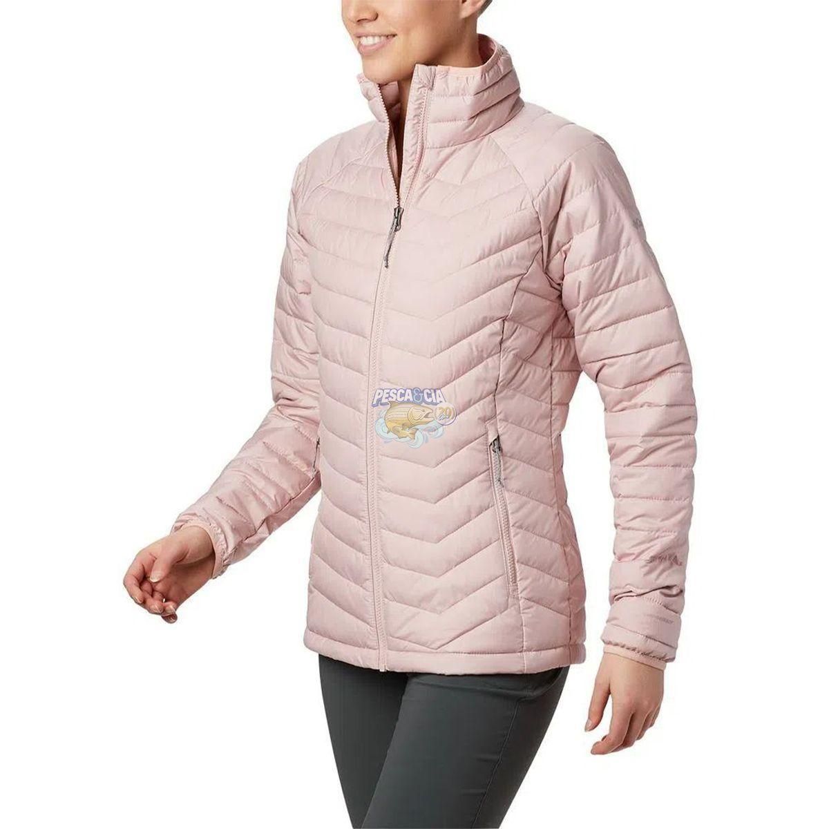 Jaqueta Columbia Feminina Powder Lite Rosa GG Wk1498