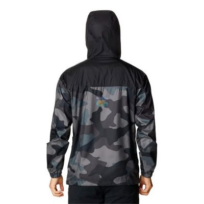 Jaqueta Columbia Masculina Flash G Preto/Camuflado