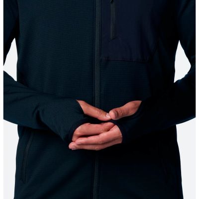 Jaqueta Columbia Triple Canyon Grid Fleece Full Black Tam.Eeg 