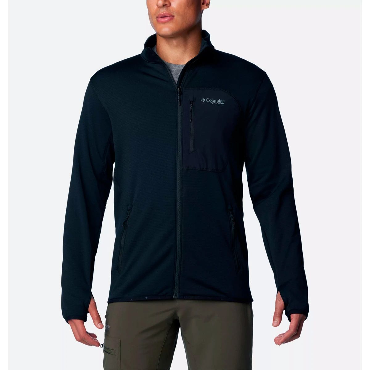 Jaqueta Columbia Triple Canyon Grid Fleece Full Black Tam.M 