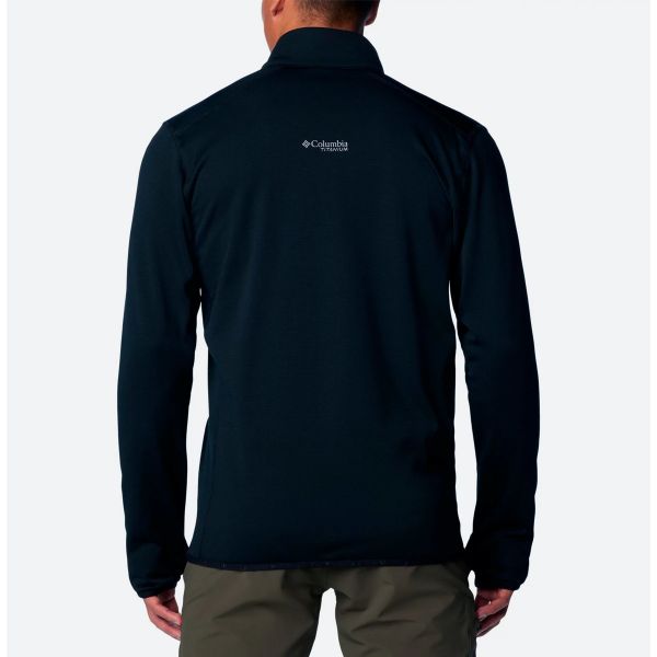 Jaqueta Columbia Triple Canyon Grid Fleece Full Black Tam.P