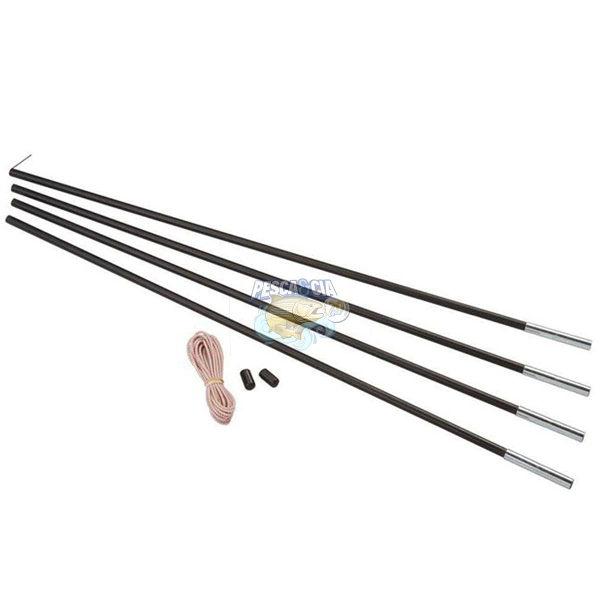 Kit De Vareta Para Toldo Barraca Coleman 4 peças 9,5mm