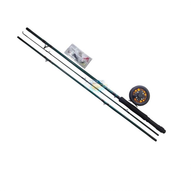 Kit Vara + Carretilha Fly Sumax FK-5/6 Ensemble 