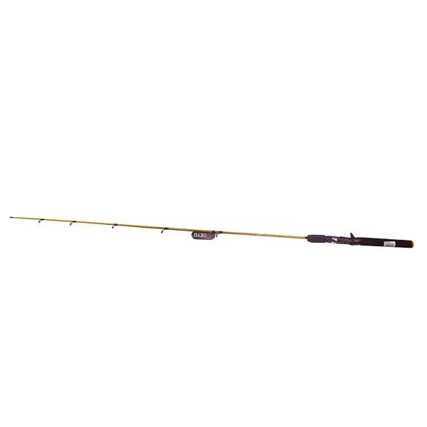 Kit Vara Max Bull Sfs1502m Amarela 8-17lb + Molinete Pesca Brasil Rubi 2000