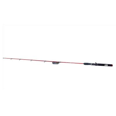 Kit Vara Deyu Max Bull Sfs1502m Vermelha 8-17lb + Molinete Pesca Brasil Rubi 2000