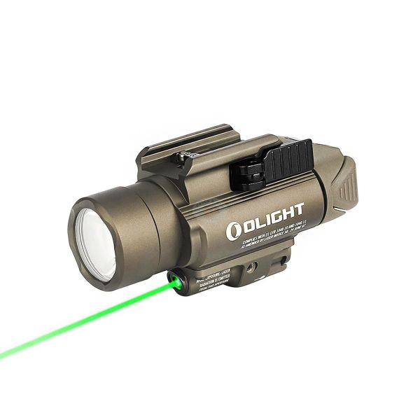 Lanterna Olight Baldr Pro Laser Verde / Desert 1350 Lumens