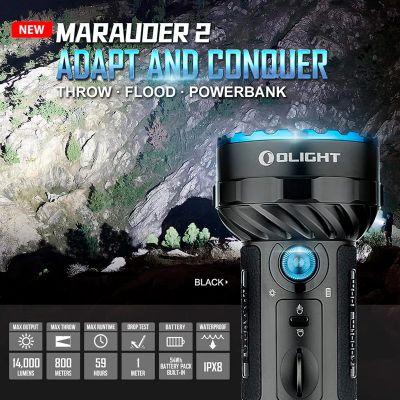 Lanterna Olight Marauder 2 14.000 Lumens - 800mt