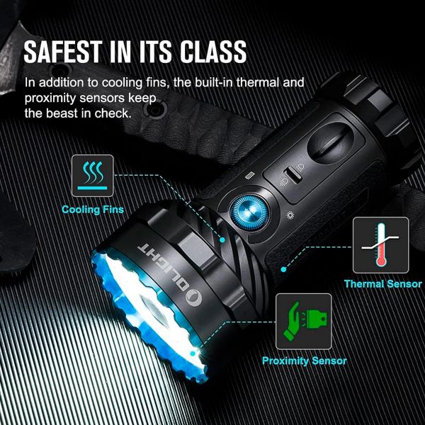 Lanterna Olight Marauder 2 14.000 Lumens - 800mt