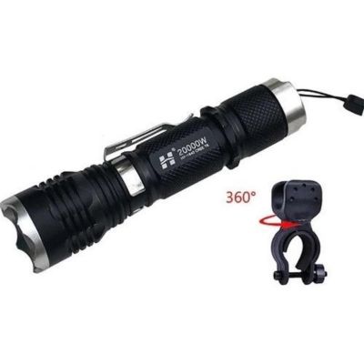 Lanterna Tática HY-1840 Led T6 56000 Lumens