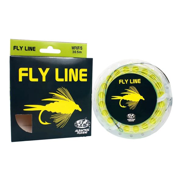 Linha Albatroz Fly Line WF 6F Yellow