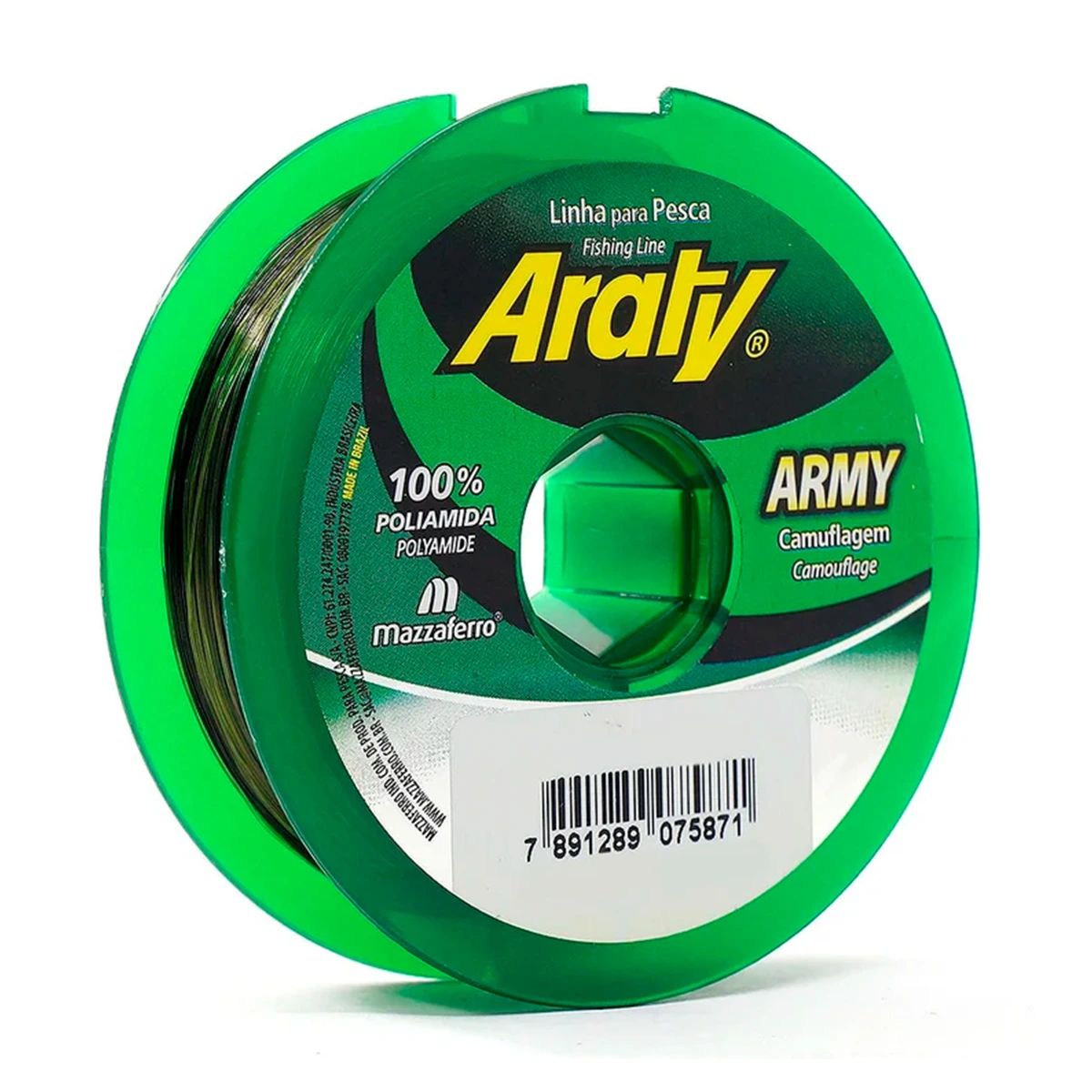 Linha Araty Army 300m 0.20mm 6,60lb Camouflage