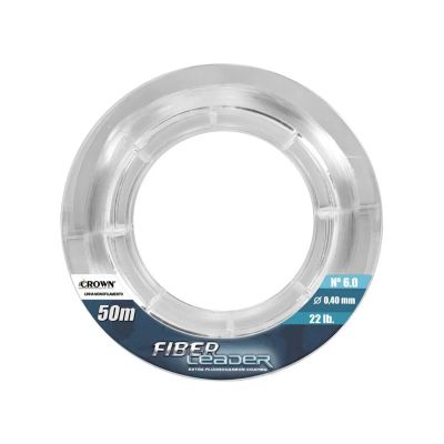 Linha Crown Fiber Leader 0.62mm 50m 52lbs