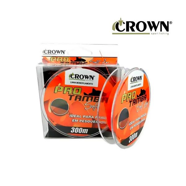 Linha Crown Pro Tamba Soft Orange 0.33mm 300mt 22lb