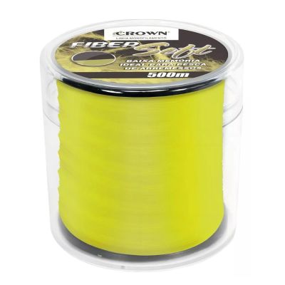 Linha Fiber Soft Yellow 0.18mm 500mt