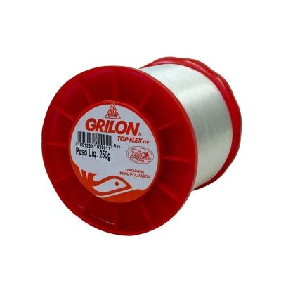 Linha Grilon UV 250gr 0.30mm BCO