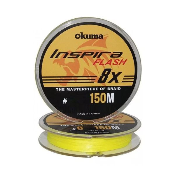 Linha Multifilamento Okuma Inspira Flash 8X 0.15mm 150m