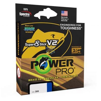 Linha Multifilamento Power Pro SSV2 20lb / 0.23mm 275m - Verde Musgo