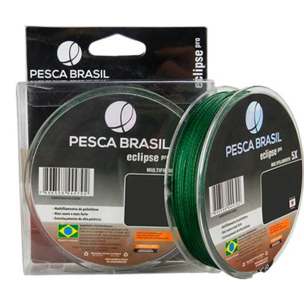 Linha Pesca Brasil Eclipse PRO -  0.18mm 24.3Lbs e 150Mt