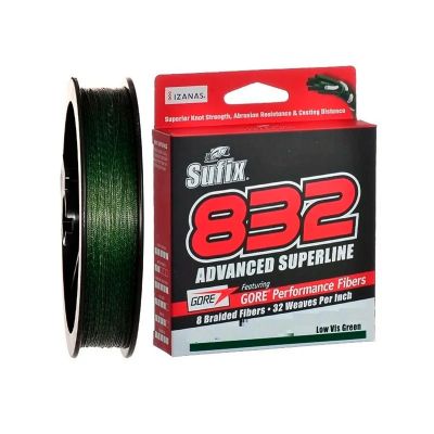 Linha Sufix 832 0,10mm 120 Metros - 13LB - Verde