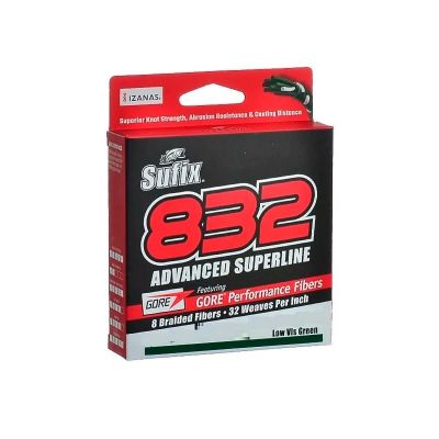 Linha Sufix 832 0,10mm 120 Metros - 13LB - Verde