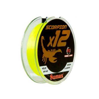 Linha Sumax Scorpion X12 Dyneema 0.36mm 80lb