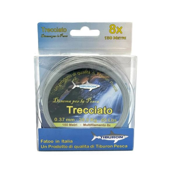 Linha Tiburon Trecciato 0.18mm 28lbs 150mts