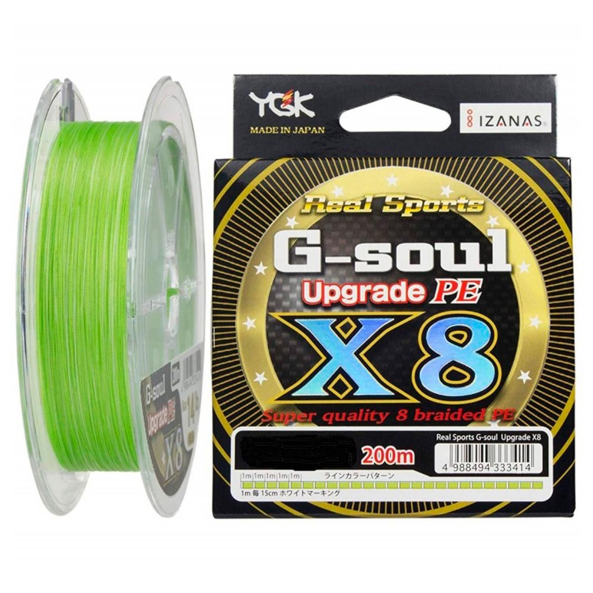 Linha Ygk G Soul Upgrade X8 4 0.35mm 60lb 200m